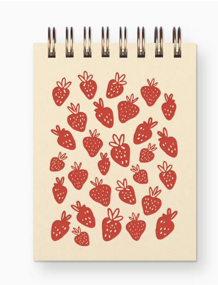 Ruff House Art Strawberry Mini Jotter