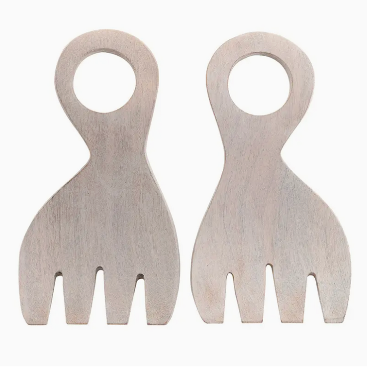 Santa Barbara Design Studio Wood Salad Serving Set