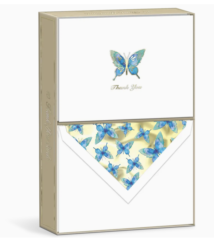 Punch Studio Elegant Boxed Thank You Note