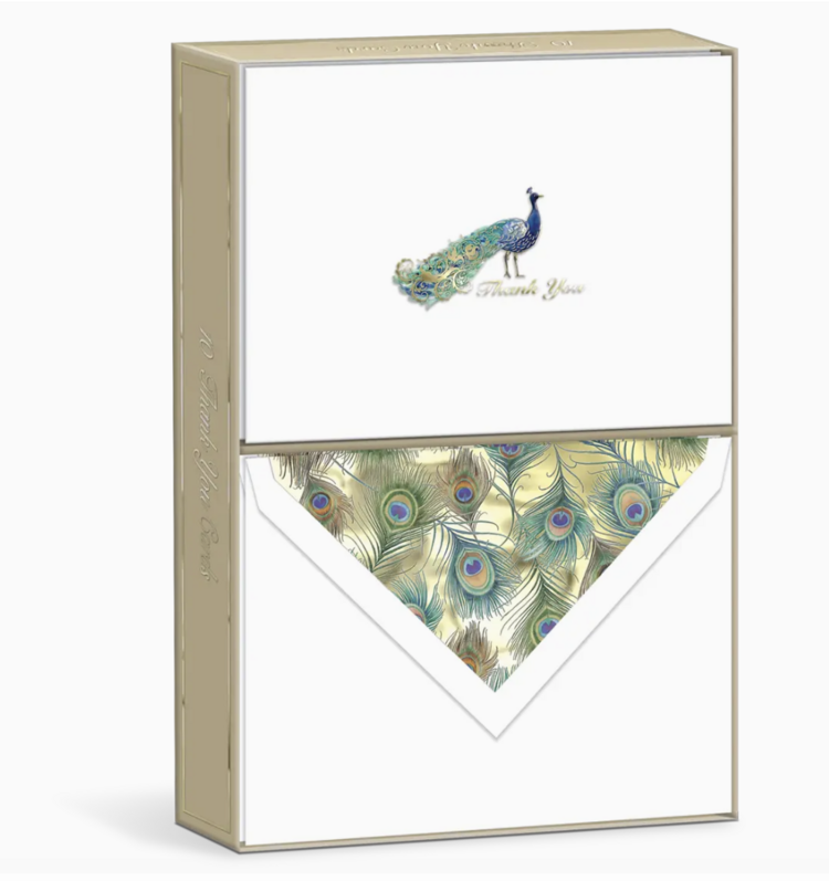 Punch Studio Elegant Boxed Thank You Note