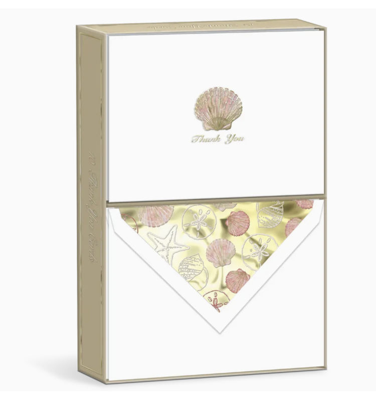 Punch Studio Elegant Boxed Thank You Note