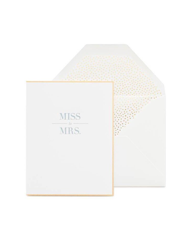 Sugar Paper Miss to Mrs