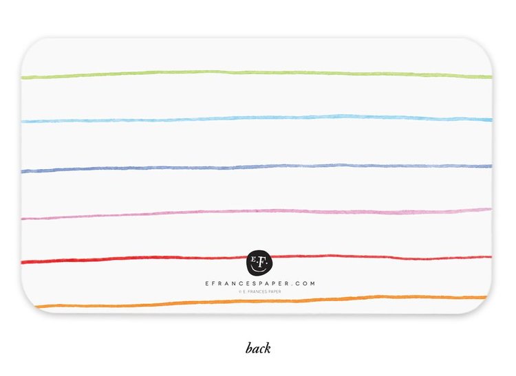 E. Frances Paper Studio Rainbow Little Notes