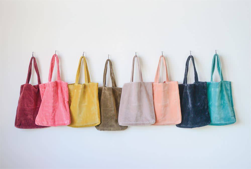 colorful tote bags