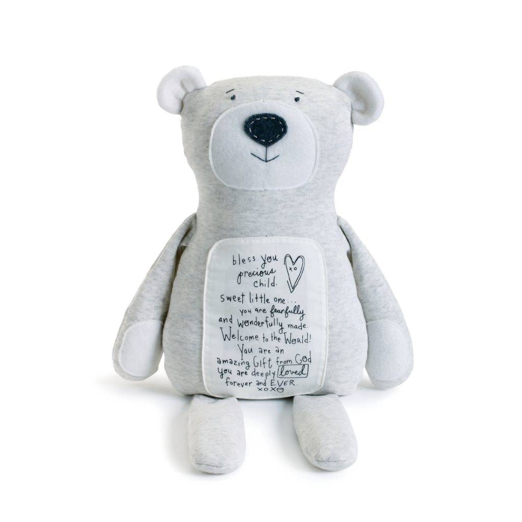 Lori Seibert Poetic Threads by Lori Siebert Light Gray Bear 10.