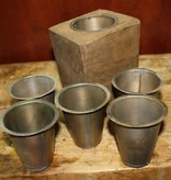 FLEURISH Metal Sugar Mold Cup (one cup)