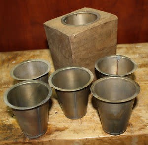 FLEURISH Metal Sugar Mold Cup (one cup)