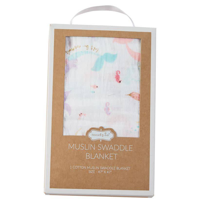mermaid muslin blanket