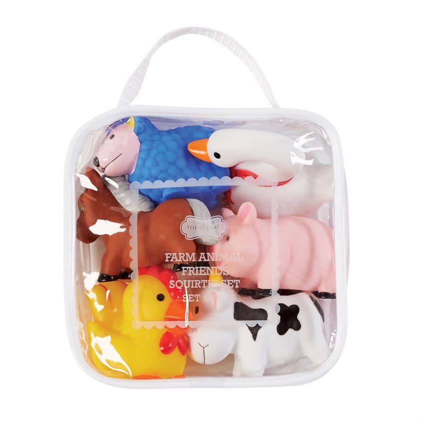 rubber farm animal toys