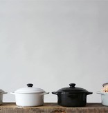 Fleurish Home Stoneware Mini Baker w/ Lid (Choice of 4 Neutral Colors)