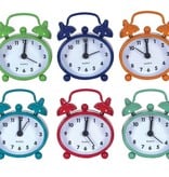 Fleurish Home Mini Metal Alarm Clock (Choice of 6 Bright Colors) *final few