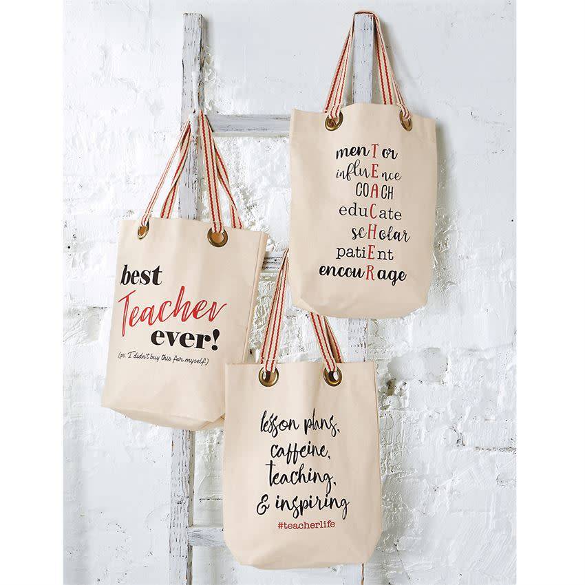 teacher tote bags