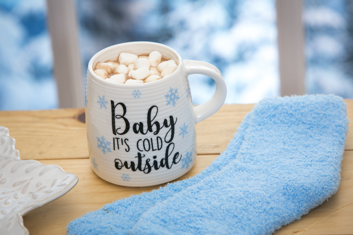 Baby It S Cold Outside Mug Socks Gift Set Fleurish Home
