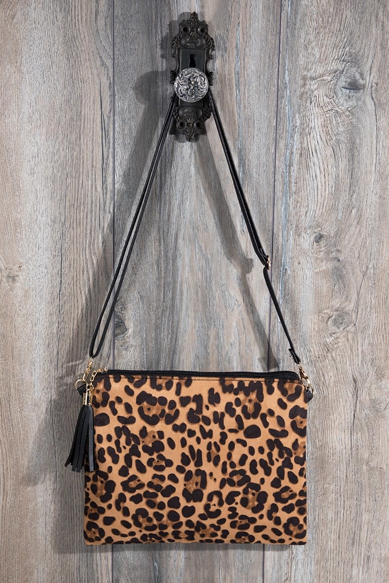 crossbody cheetah print purse