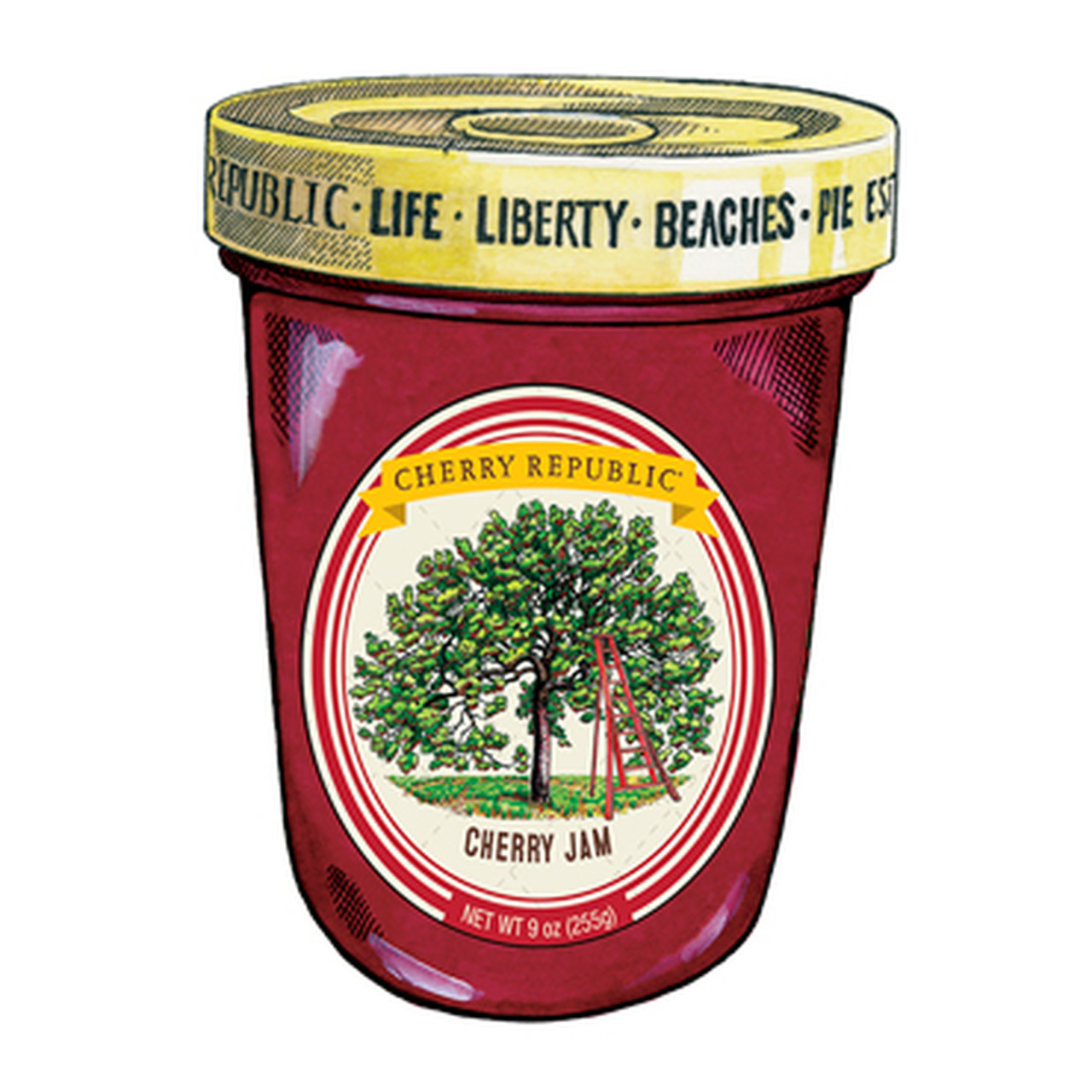Cherry Republic Cherry Republic Cherry Jam 9oz Fleurish Home