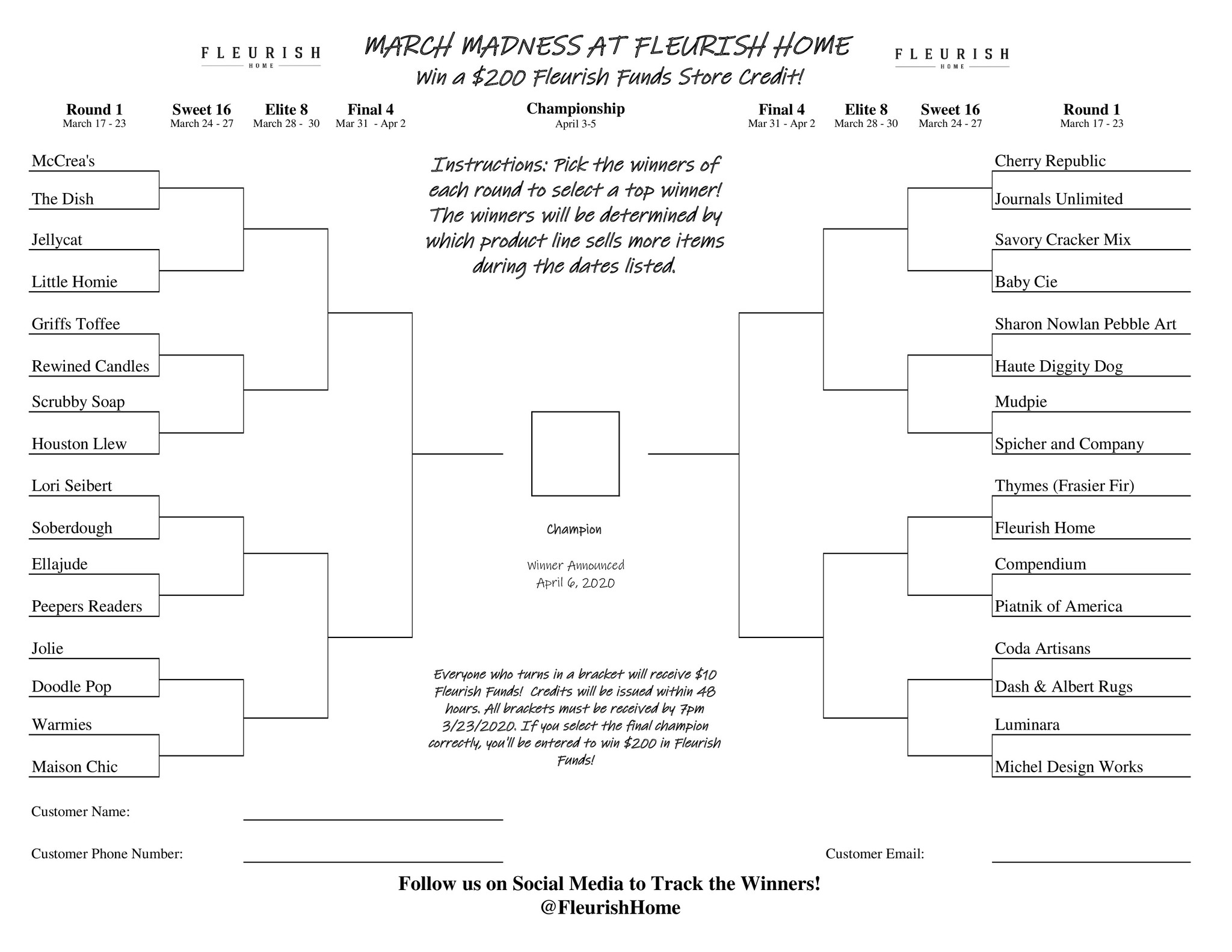 March Madness FLEURISH Style - Fleurish Home