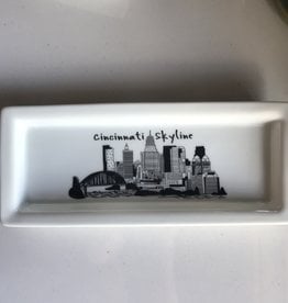 FLEURISH Cincinnati Skyline Rectangular Plate