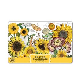 Michel Design Works Sunflower Paper Placemats (pack of 25)