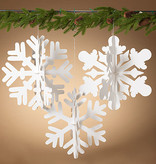 Fleurish Home Large 3D Paper Snowflake 18"