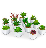 FLEURISH Petite/ Mini Faux Succulent in Ceramic Pot (choice of 12 styles)