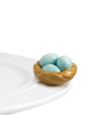 nora fleming robin's egg blue mini (nest) A39