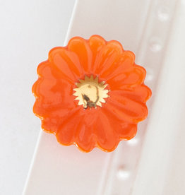 nora fleming orange gerber daisy flower mini (boutiques exclusive) A248 *retired