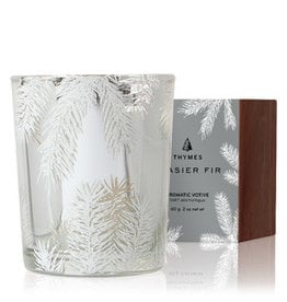 Thymes Frasier Fir Statement Votive Candle (boxed)