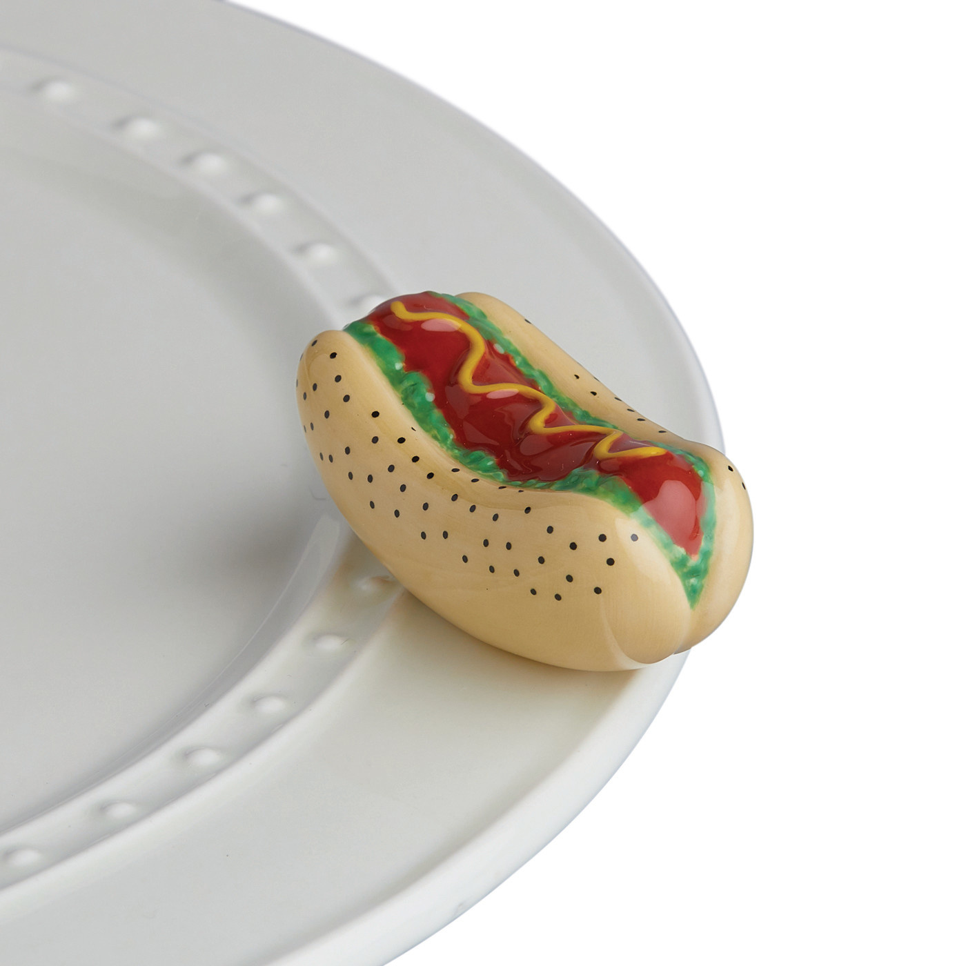 nora fleming chicago dog mini (hotdog) A231 *retired
