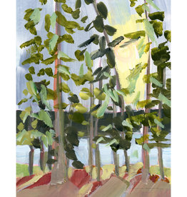 Laurie Anne Art Lake Martin Trees Vertical Canvas Print 8x10 *last chance