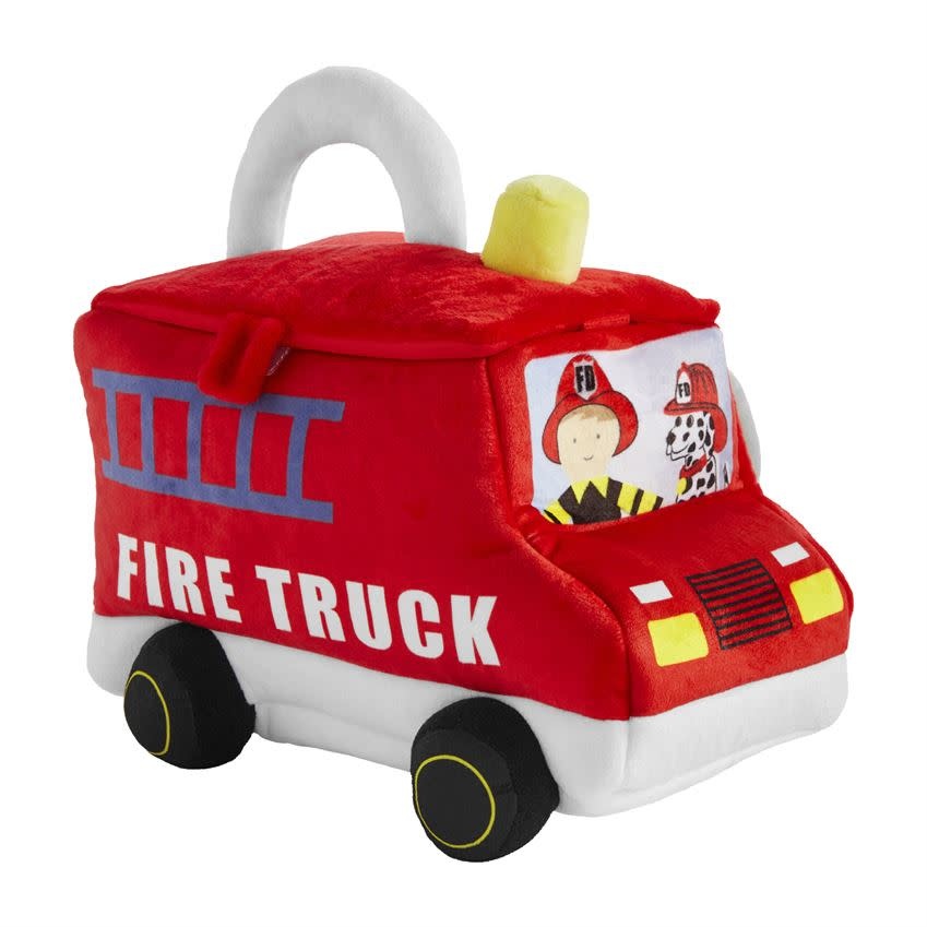 Mudpie Fire Truck Plush Set