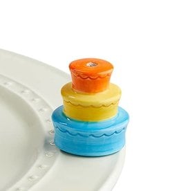 nora fleming best birthday ever! mini (stacked cake candle holder) A194