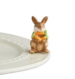 nora fleming funny bunny mini (bunny with carrots) A226
