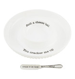 Mudpie Cheese Ball Dish Set