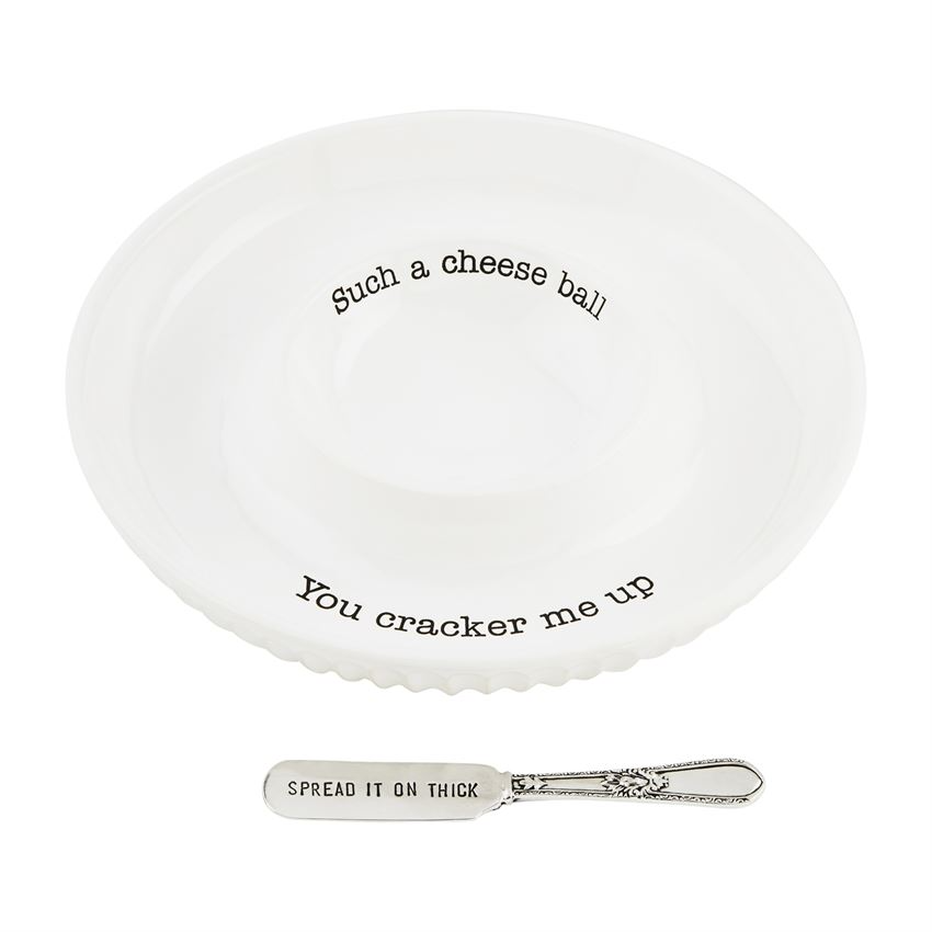 Mudpie Cheese Ball Dish Set