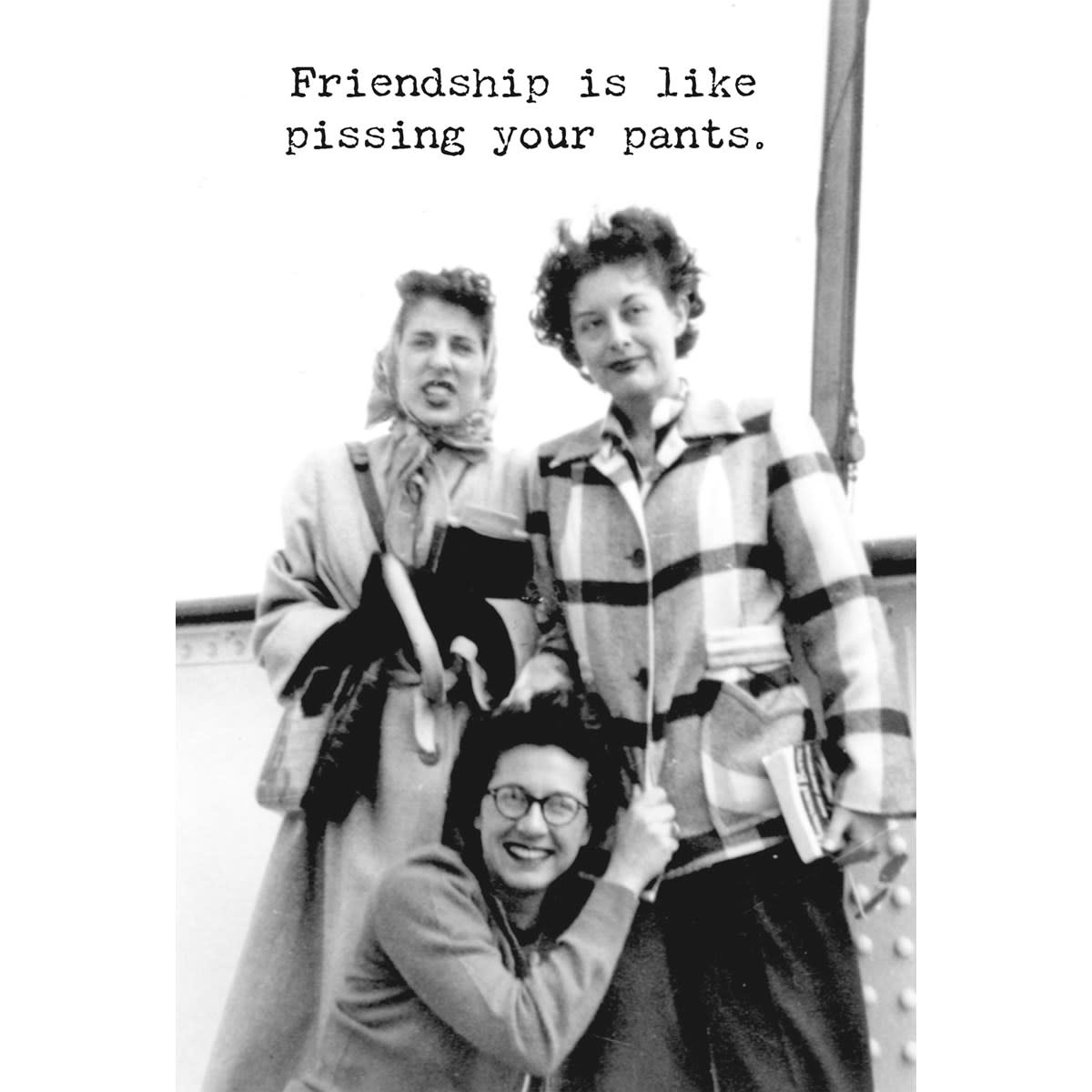 Trash Talk by Annie Trash Talk Greeting Card - Friendship .