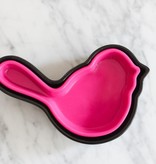 nora fleming melamine graphite bird bowl *retired