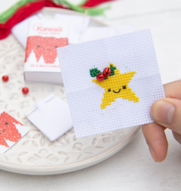 Marvling Bros Ltd Kawaii Christmas Star Cross Stitch Kit In A Matchbox *last chance