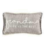 Mudpie GRANDMA LIFE SMALL PILLOW