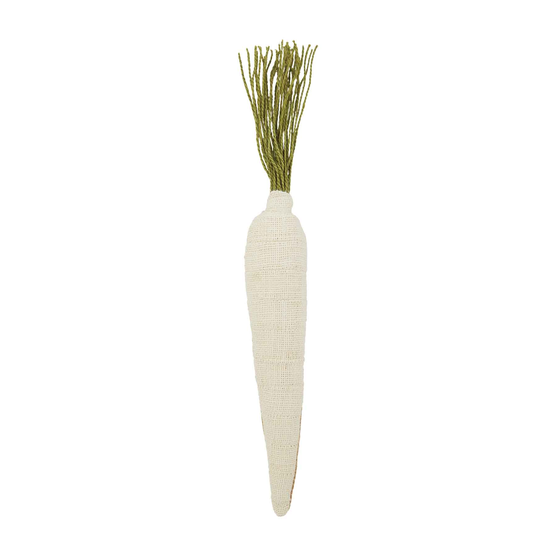 Mudpie WHITE CARROT DECOR