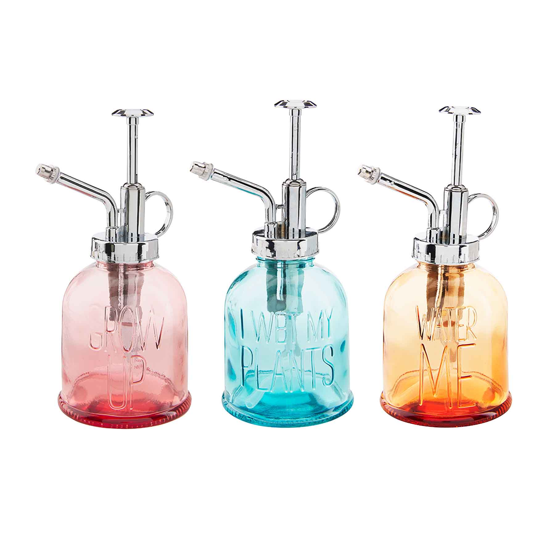 Mudpie COLORED GLASS MISTERS (choice of 3 colors)