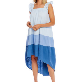 Mudpie Blue Nile Color-Block Dress