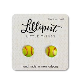 Lilliput Little Things Softball Earrings (Lilliput)