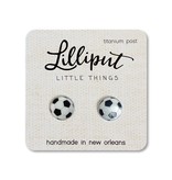 Lilliput Little Things Soccer Ball Earrings (Lilliput)