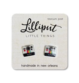 Lilliput Little Things NEW Retro Camera Earrings
