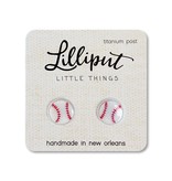 Lilliput Little Things NEW Baseball Earrings