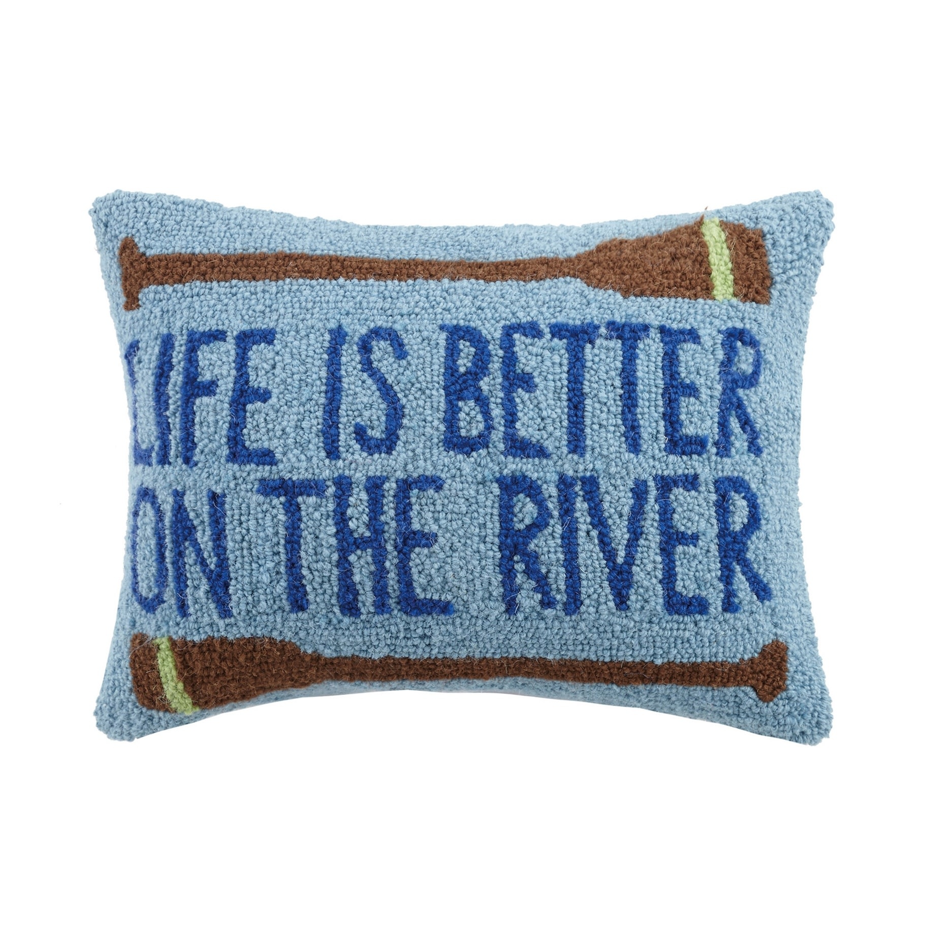 Peking Handicraft Life is Better On The River Hook Pillow