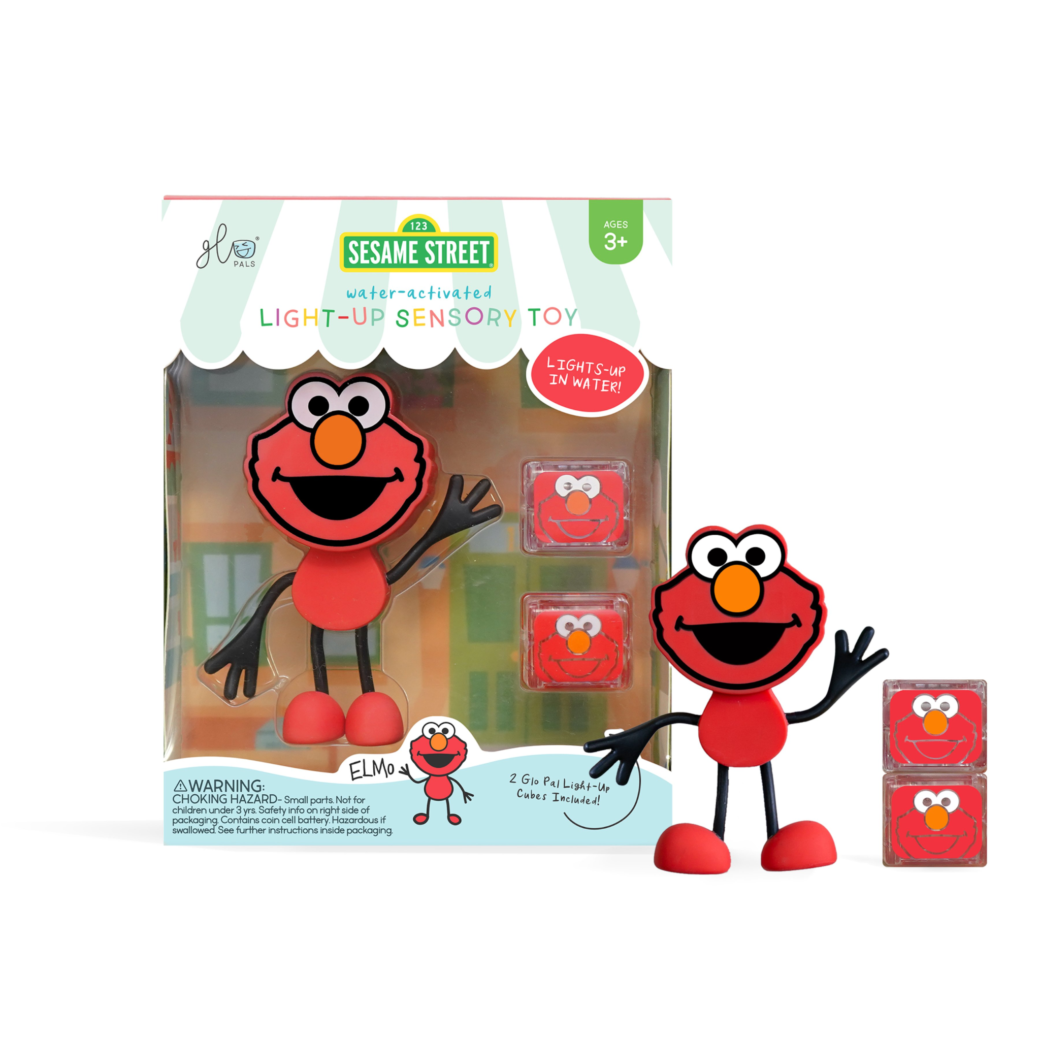 Glo Pals Elmo - Sesame Street Character Glo Pals