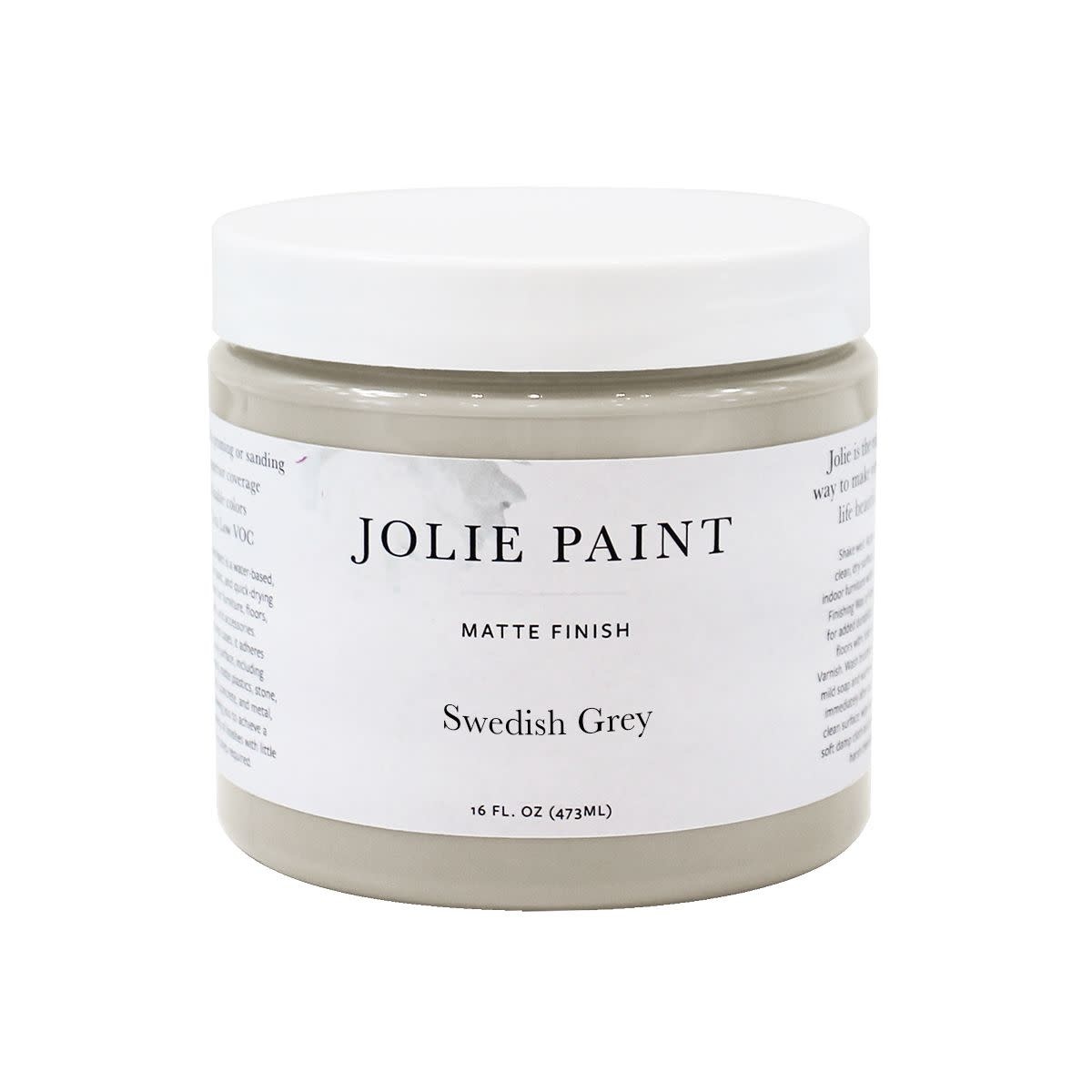 Jolie Home Swedish Grey Matte Finish Paint