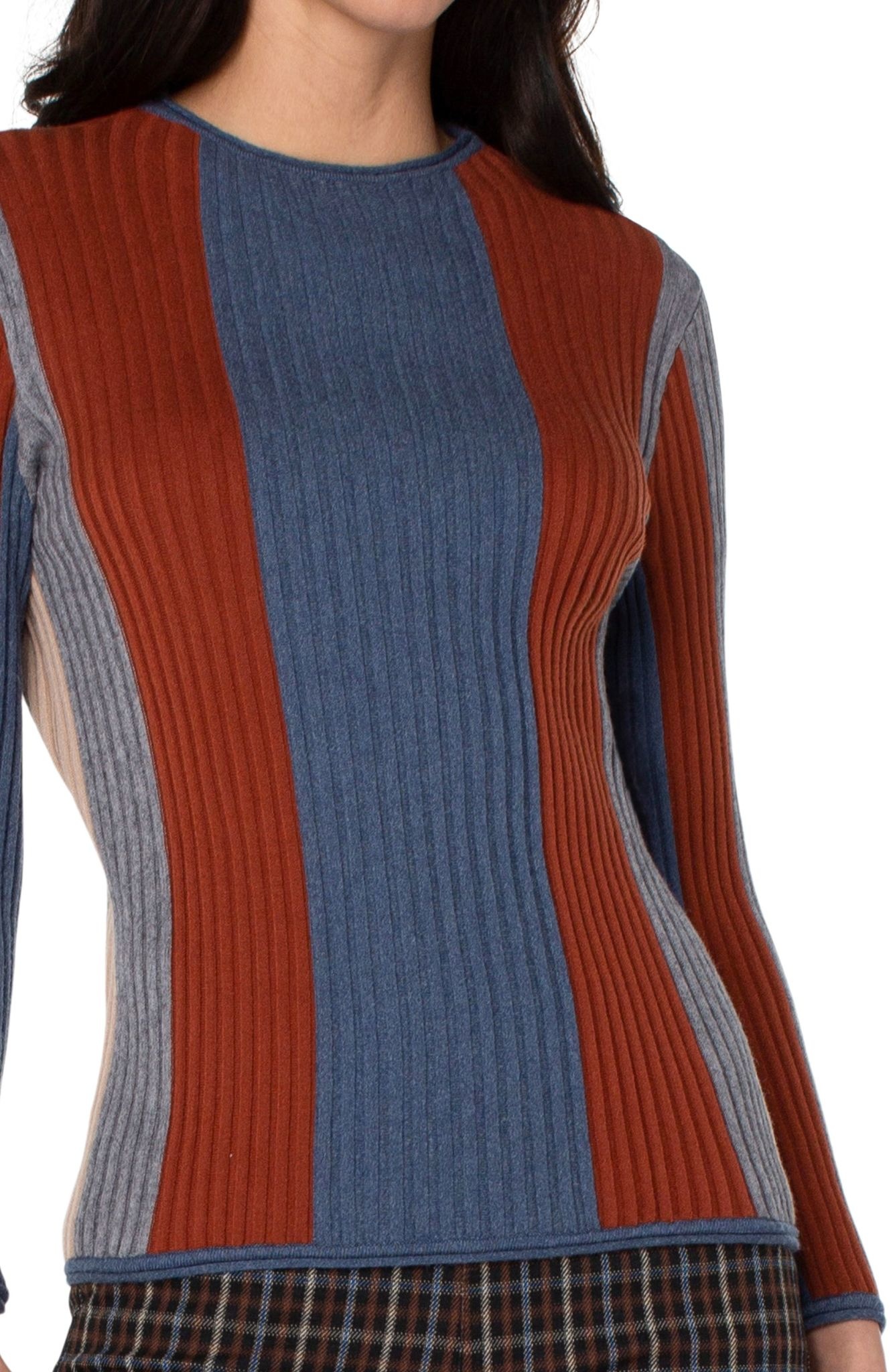 Liverpool Multi Stripe Crewneck Sweater