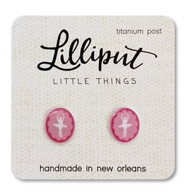 Lilliput Little Things Ballerina Cameo Earrings (Lilliput)